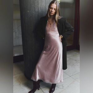 MANGO SATIN CAMISOLE DRESS SIZE 4